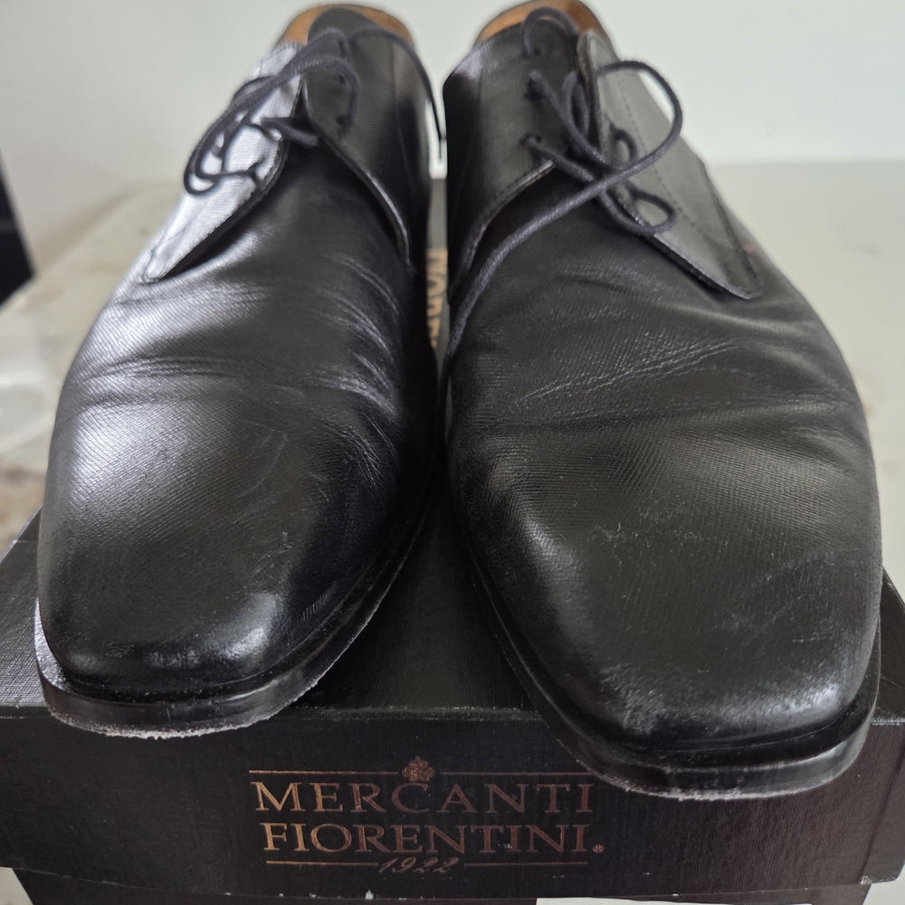 Mercanti Fiorentini Classic Black Oxfords